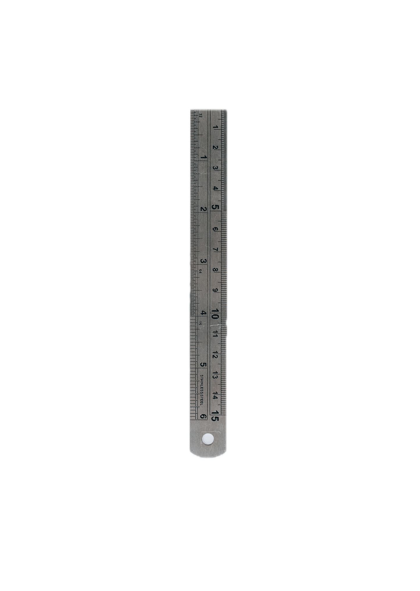 Règle de métal métrique 6''