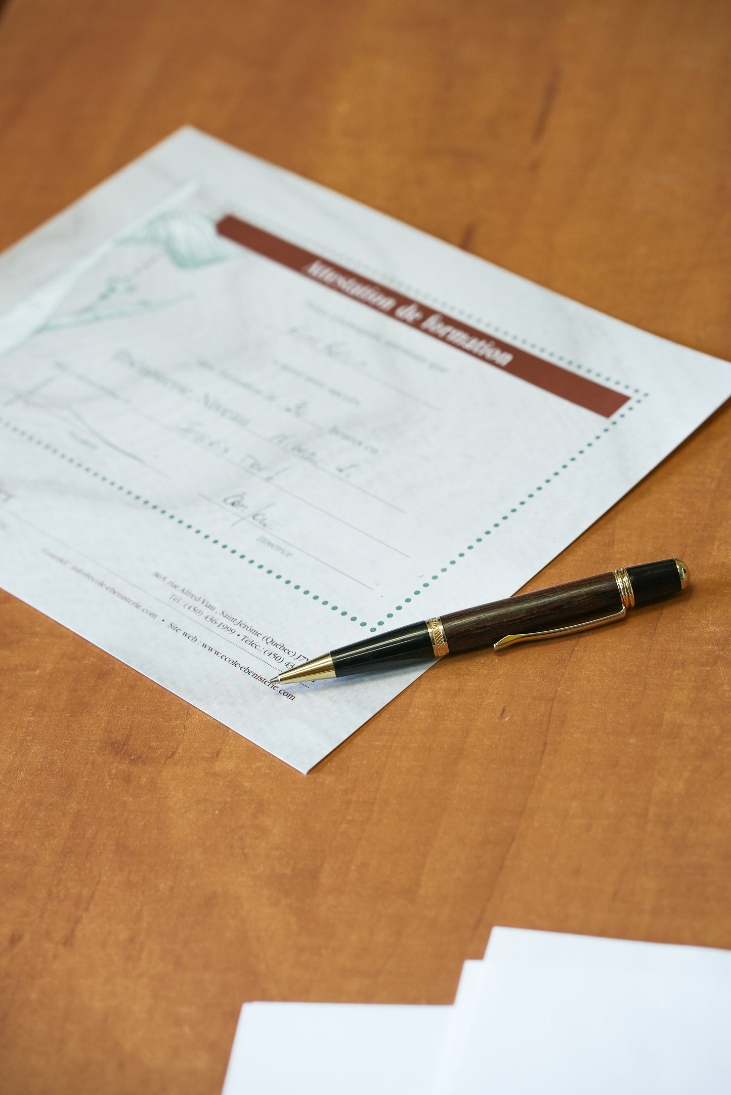 Tournage de stylos (niveau 1)